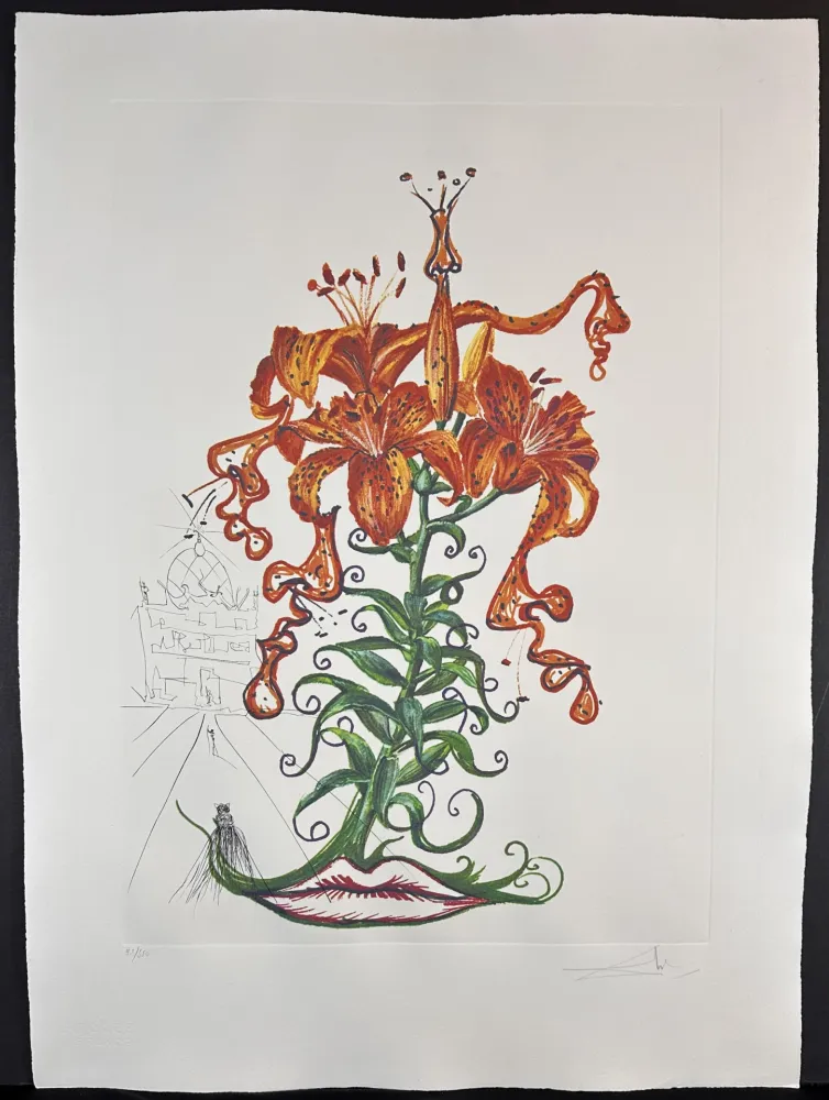 彫版 Dali - Florals Tiger Lilies