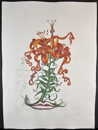 彫版 Dali - Florals Tiger Lilies