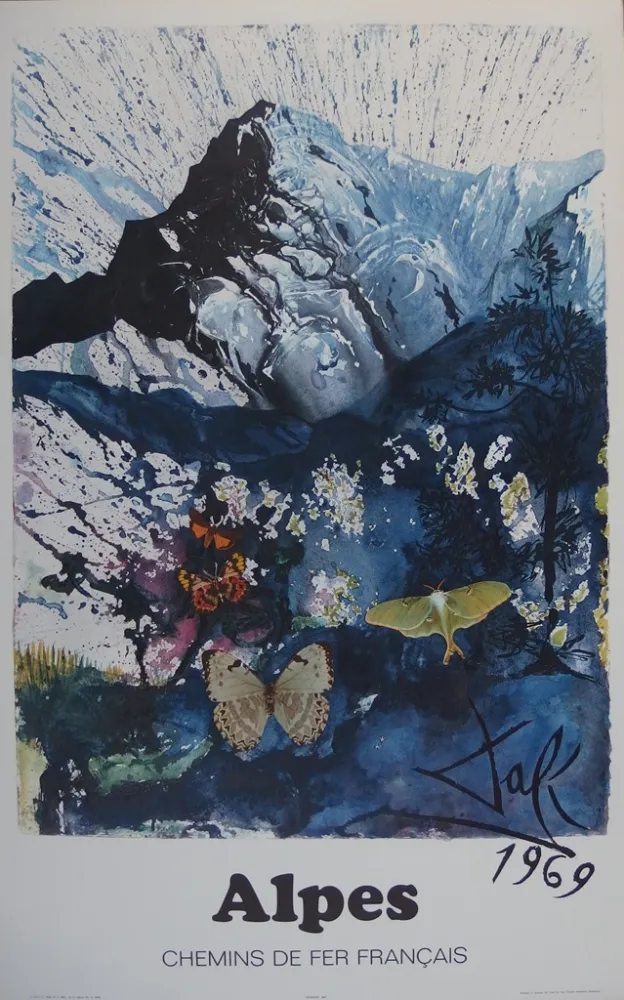 彫版 Dali - France : Les Alpes (SNCF)