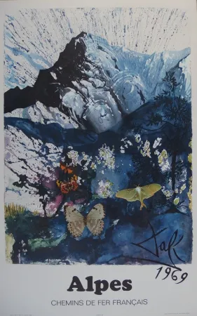 彫版 Dali - France : Les Alpes (SNCF)