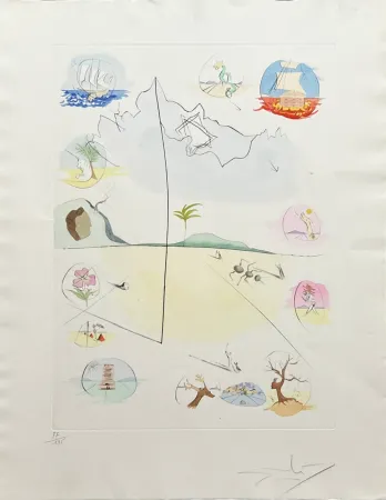 エッチング Dali - Frontispiece