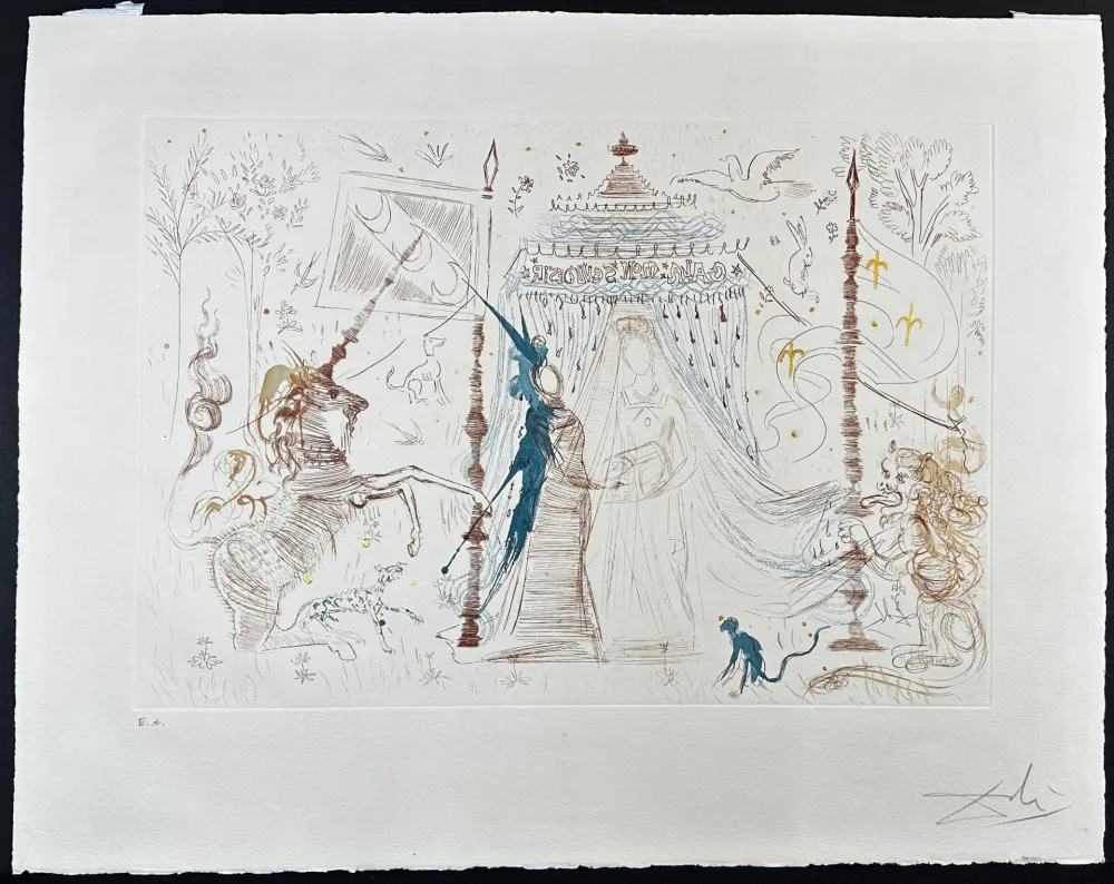 彫版 Dali - Gala, mon seul desir