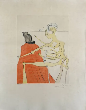 エッチング Dali - Gala's Godly Back