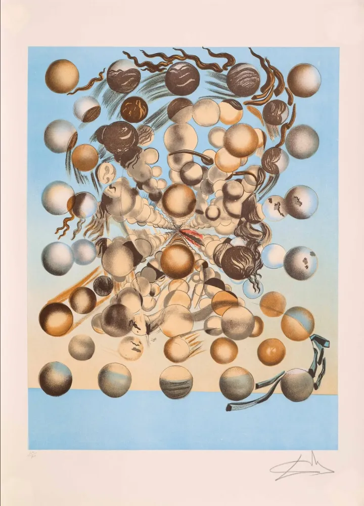 リトグラフ Dali - GALATEA DES SPHÈRES