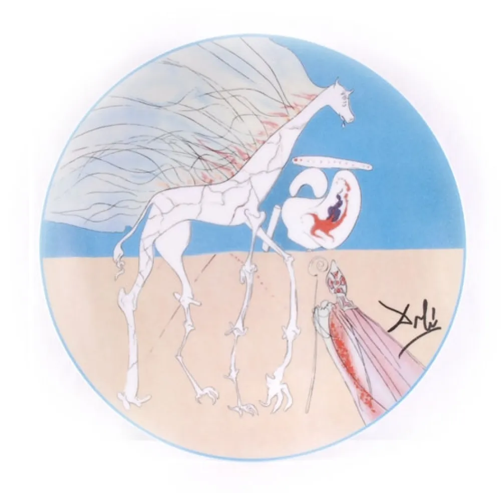 セラミック Dali - Girafe Saturnienne (La Conquête du Cosmos)