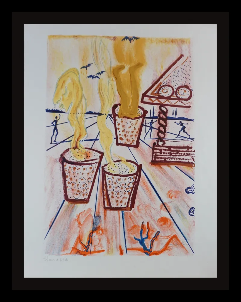 リトグラフ Dali - Hans Christian Anderson The Girl Who Trod on The Loaf 