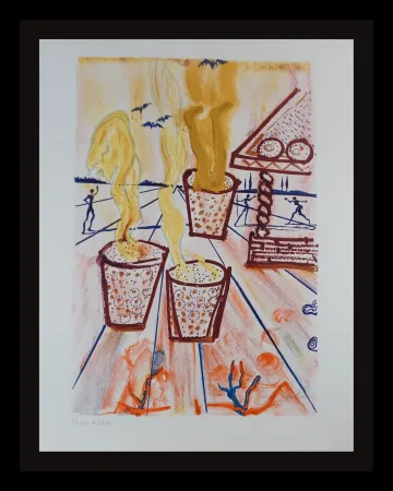 リトグラフ Dali - Hans Christian Anderson The Girl Who Trod on The Loaf 