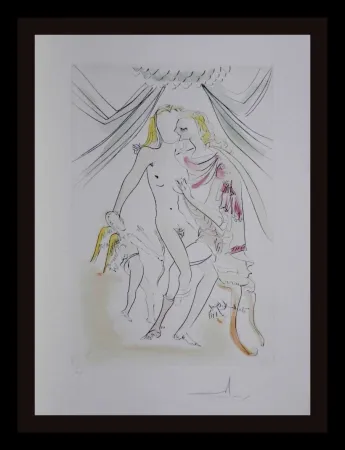 彫版 Dali -  Hommage a Albrecht Durer Venus Mars Cupidon