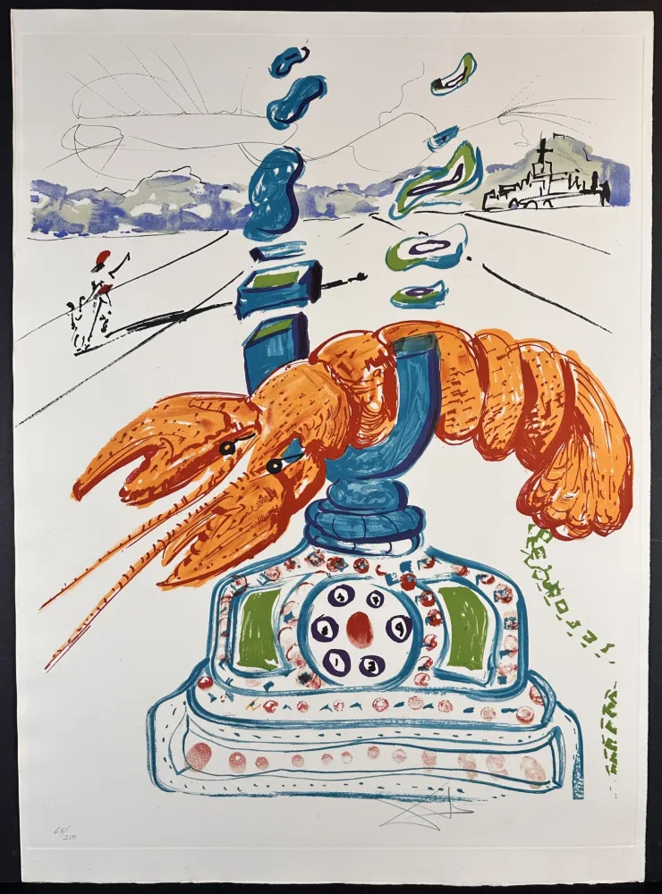 彫版 Dali - Imaginations & Objects of The Future Cybernetic Lobster Telephone