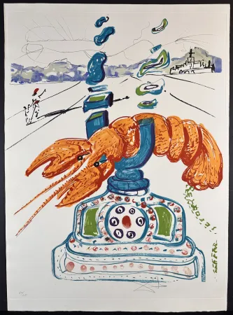 彫版 Dali - Imaginations & Objects of The Future Cybernetic Lobster Telephone