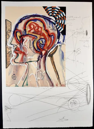 彫版 Dali - Imaginations & Objects of The Future Spectacles with Holograms & Computers For Seeing Imagined Objects