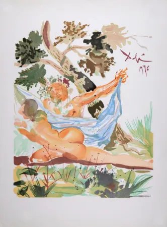 リトグラフ Dali - Infidèle épouse de Menelas, c. 1979