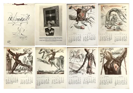 挿絵入り本 Dali - INTERMUNDO. Calendrier pour 1956