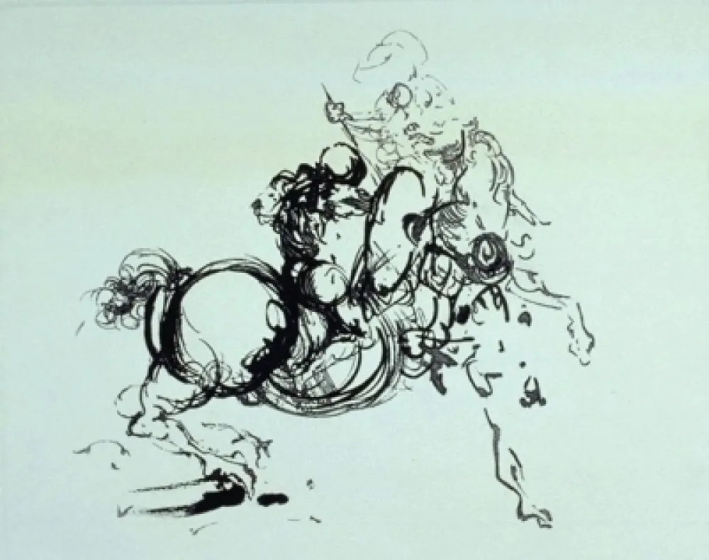 彫版 Dali -  Jinete 1936