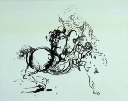 彫版 Dali -  Jinete 1936