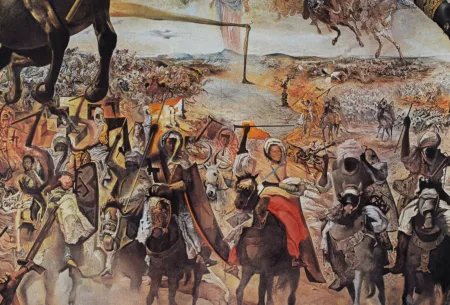 リトグラフ Dali - La bataille de Tétouan, 1980
