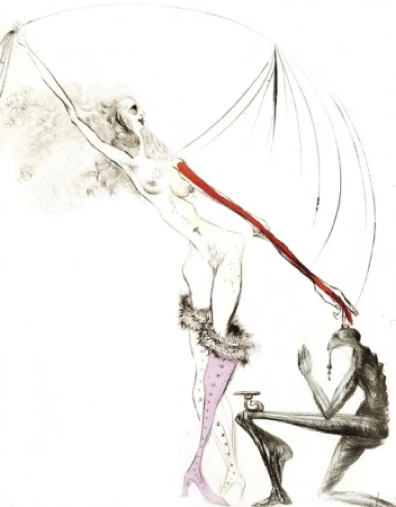 彫版 Dali - La botte violette