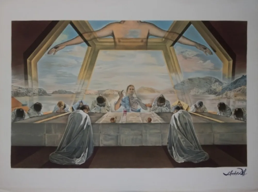 リトグラフ Dali - La Céne