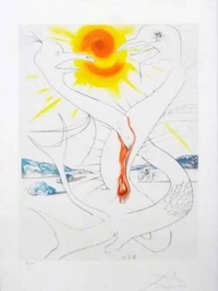 エッチング Dali - La conquista del Cosmos