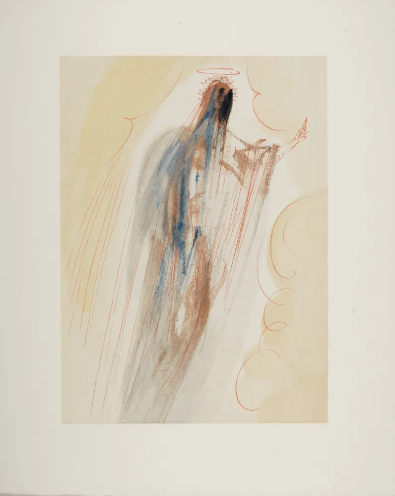 木版 Dali - La Création des Anges, 1963