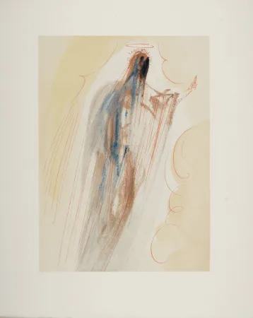 木版 Dali - La Création des Anges, 1963