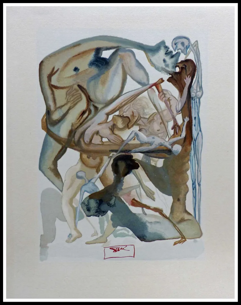 木版 Dali - LA DIVINE COMEDIE