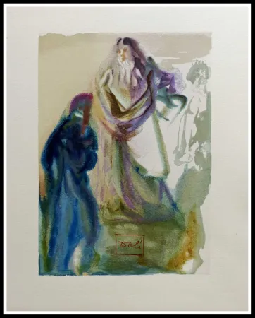 木版 Dali - LA DIVINE COMEDIE - La marche vers Dieu