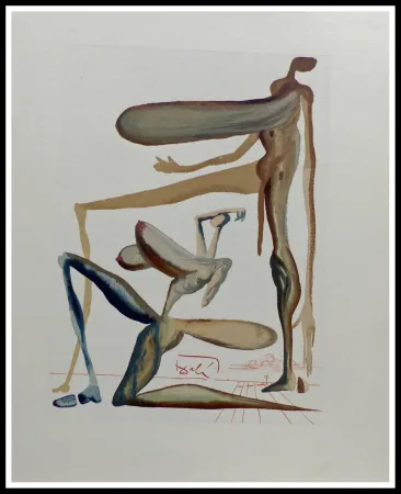 木版 Dali - LA DIVINE COMEDIE - La prodigalité