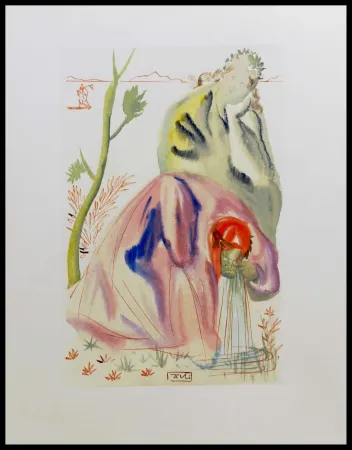 木版 Dali - LA DIVINE COMEDIE - La Source