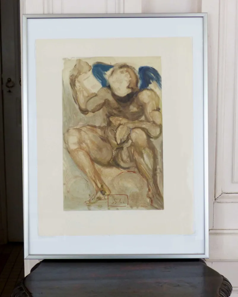 木版 Dali - LA DIVINE COMEDIE - L'envie