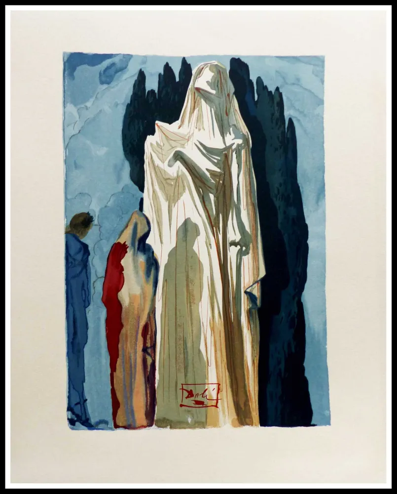 木版 Dali - LA DIVINE COMEDIE - Les Hérétiques