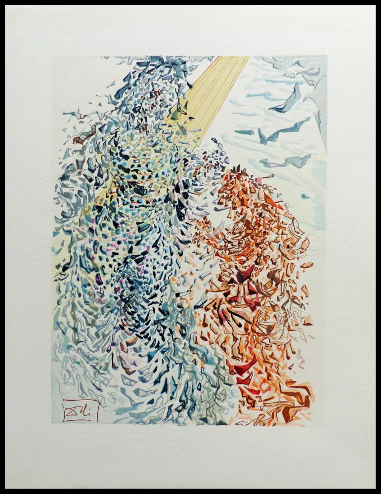 木版 Dali - LA DIVINE COMEDIE - Opposition