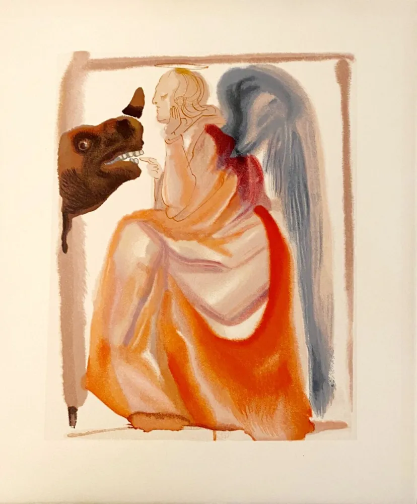 木版 Dali - La Divine Comédie - Paradis 06 - Le ciel de Mercure