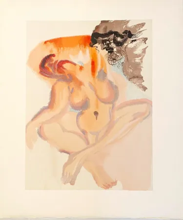 木版 Dali - La Divine Comédie - Purgatoire 03 - Les Indolents