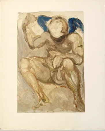 木版 Dali - La Divine Comédie - Purgatoire 15 - L'Envie