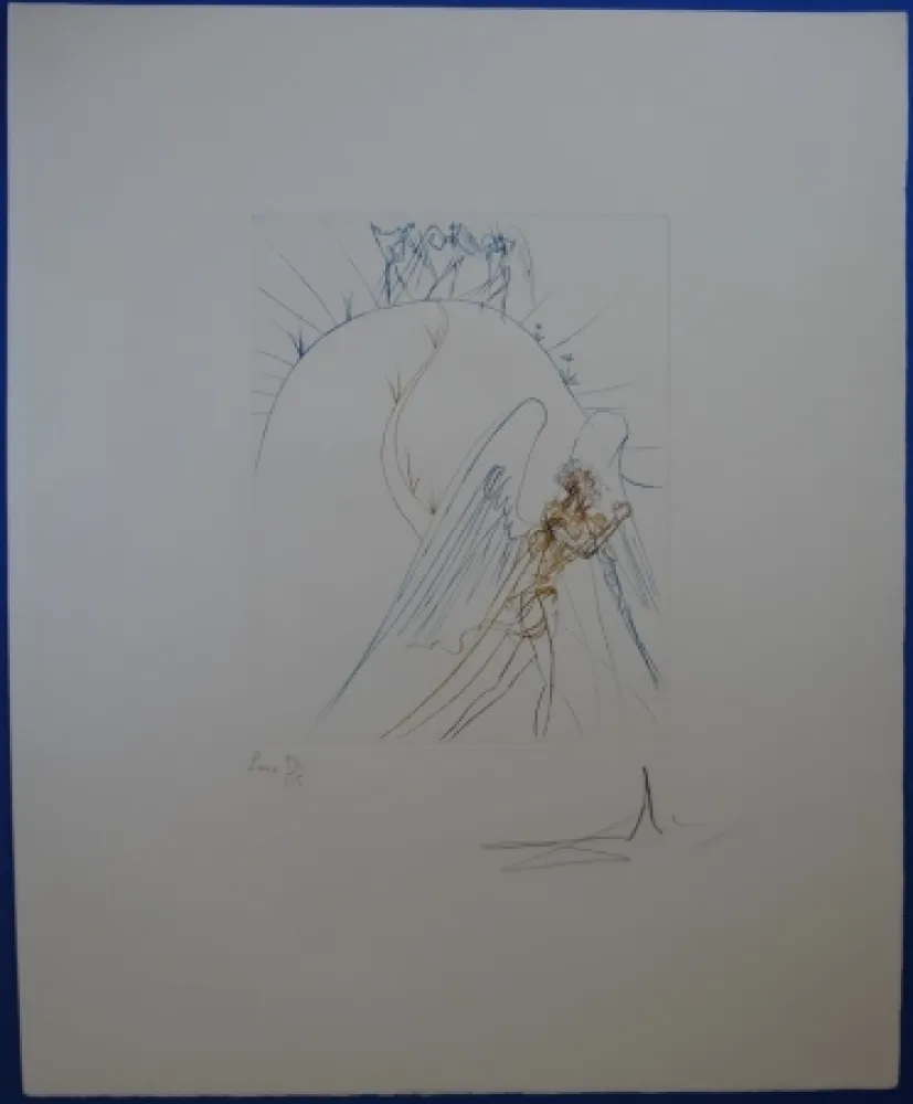 エッチング Dali - La Fuite de Satan