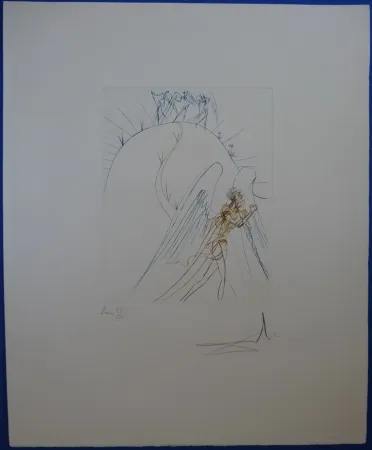 エッチング Dali - La Fuite de Satan