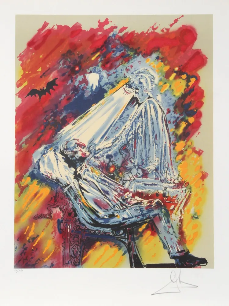 リトグラフ Dali - La Lumiere de la Guerison (The Dentist)