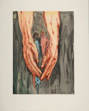 リトグラフ Dali - La Montée de Géryon