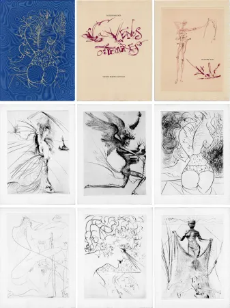 挿絵入り本 Dali - LA VÉNUS AUX FOURRURES. Avec 20 gravures originales de Salvador Dali (1970)