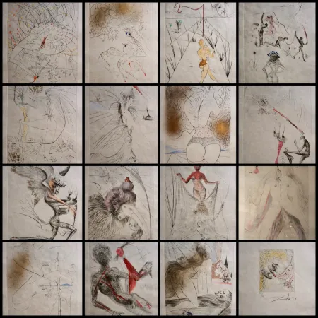 彫版 Dali - La Venus aux Fourrures Complete Suite