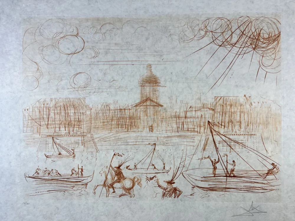 エッチング Dali - L’Academie de Paris