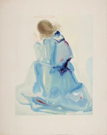 木版 Dali - L'Ange, 1963