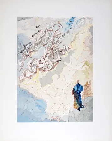 リトグラフ Dali - Le 6ème ciel de Jupiter