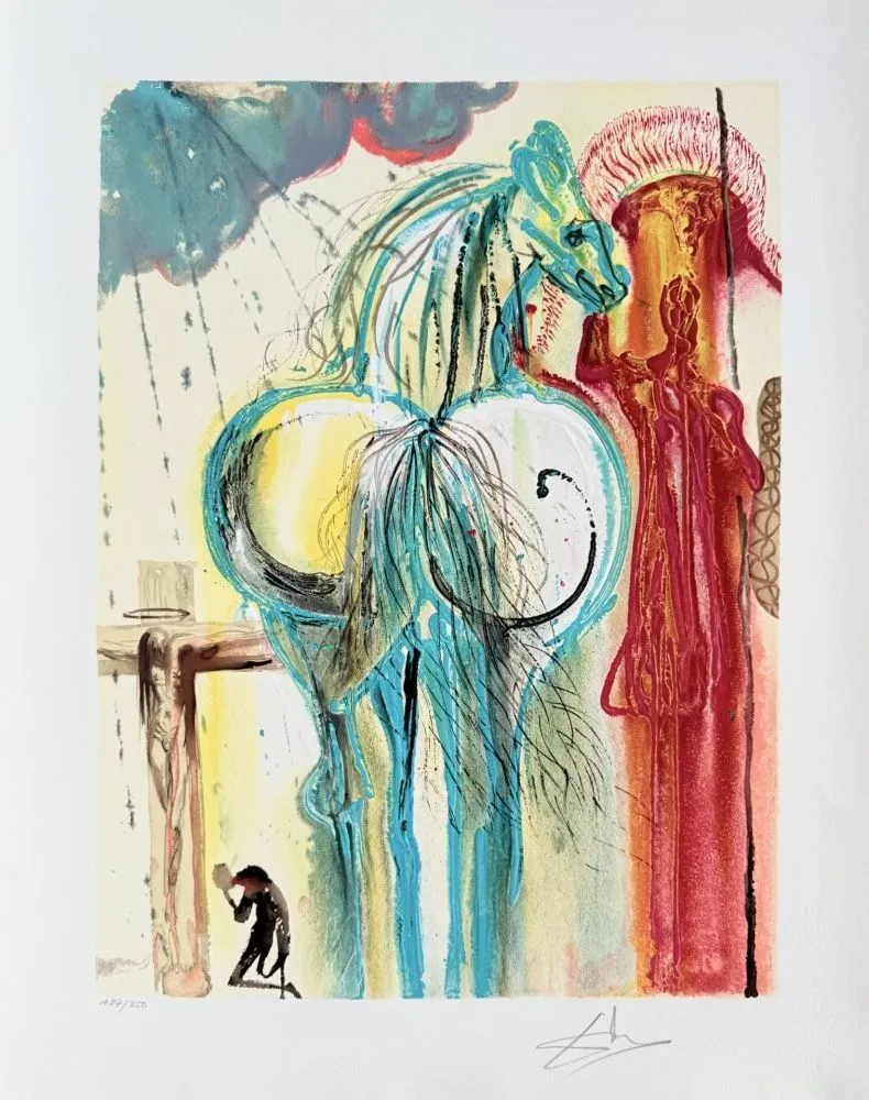 リトグラフ Dali - Le centurion