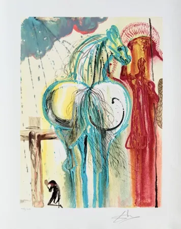 リトグラフ Dali - Le centurion