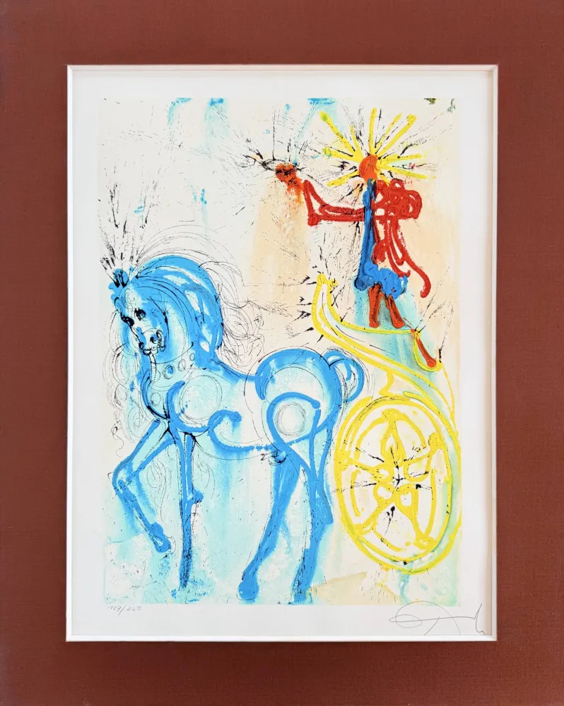 リトグラフ Dali - Le cheval de triomphe