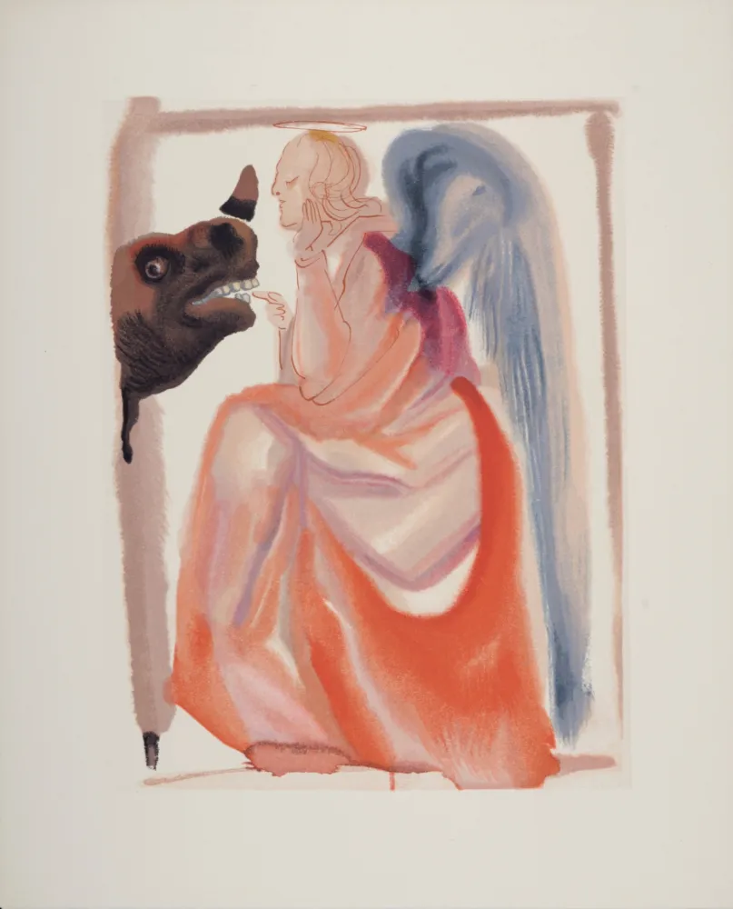 リトグラフ Dali - Le ciel de Mercure