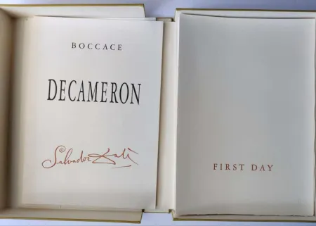 リトグラフ Dali - Le Décaméron (1972) english , E.A