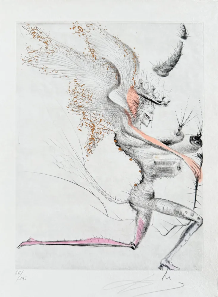 彫版 Dali - Le Démon ailé